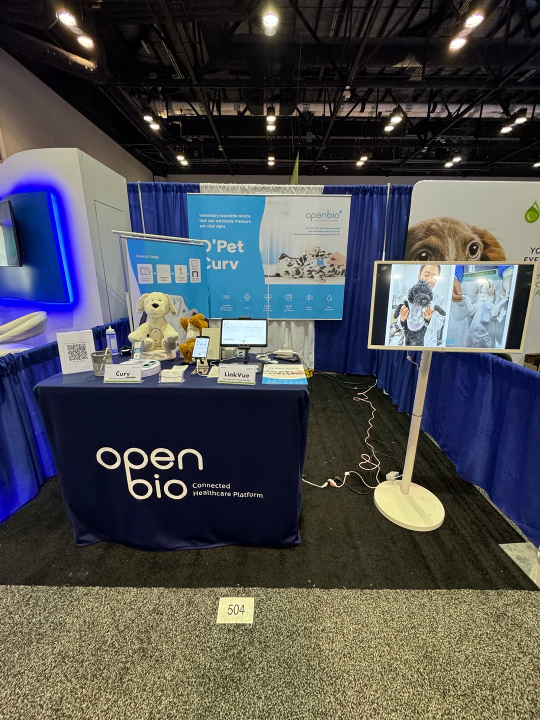 Open Bio booth view